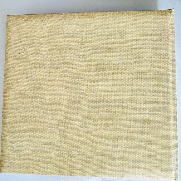 NEW VINTAGE HALLMARK 90s Y2K Beige Stripe Picture Album Photo Coffee Table Book - Picture 6 of 10